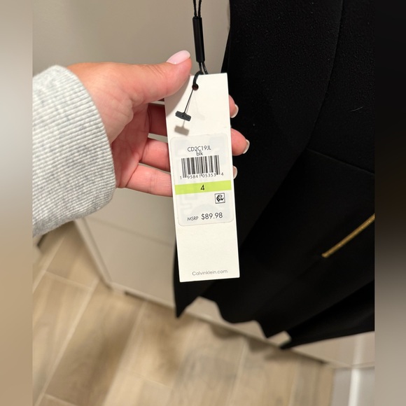 NWT Calvin Klein black dress #LBD - Picture 5 of 7